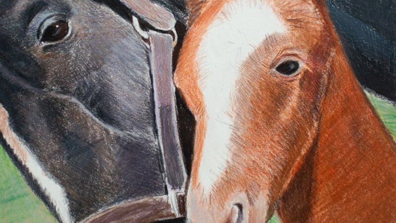 6th Annual Exhibit Horse and Foal