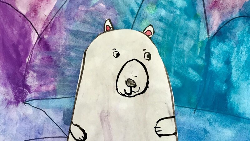 11th Annual Exhibit Polar Bear at Night