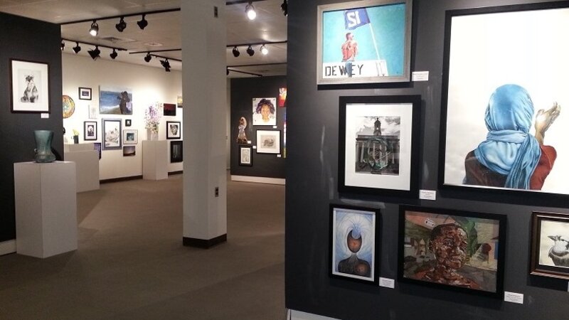 7th Annual Exhibit Beautiful Display of Artwork at the Arts Center/Gallery and Bank of America Building of Delaware State University