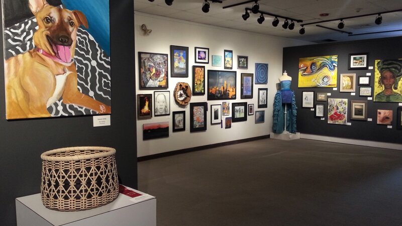 9th Annual Exhibit Artwork beautifully displayed at the DSU Gallery