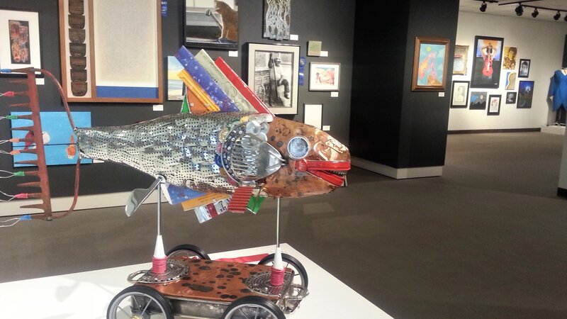 8th Annual Exhibit Delaware State University Art Center/Gallery beautifully displaying work from this year’s exhibit.