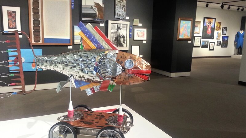 8th Annual Exhibit Delaware State University Art Center/Gallery beautifully displaying work from this year’s exhibit.