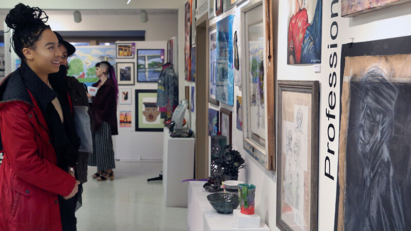 19th Annual Exhibit Attendees delighted at the return of the show to Cudell Fine Arts