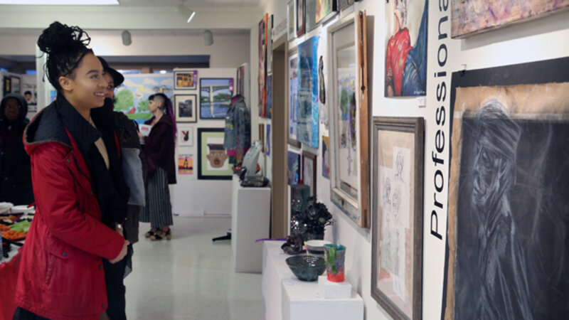 19th Annual Exhibit Attendees delighted at the return of the show to Cudell Fine Arts