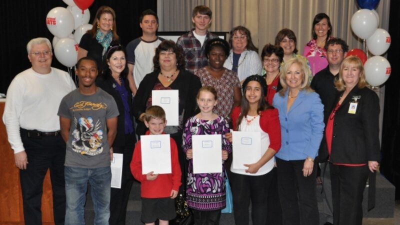 5th Annual Exhibit 2011 Winners with NAP Representatives at the Pinellas County Awards Reception