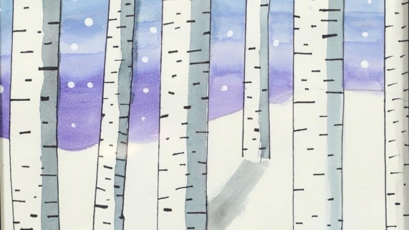 6th Annual Exhibit Winter Trees