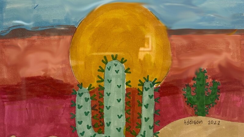 17th Annual Exhibit Prickly Sunrise