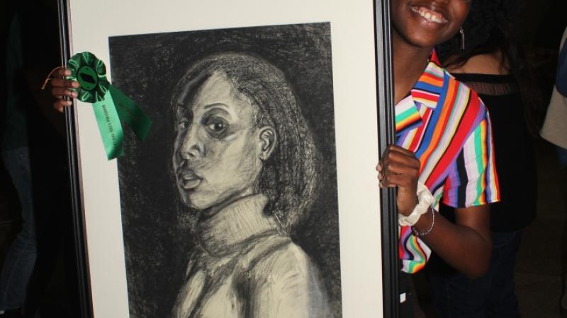 19th Annual Exhibit Winter Self Portrait