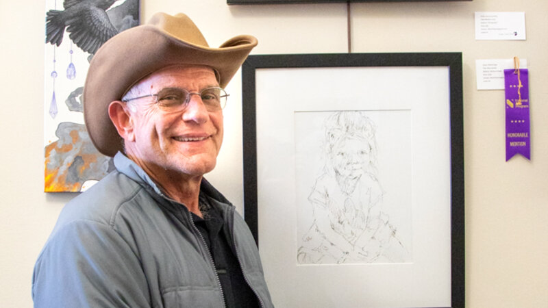 12th Annual Exhibit Mary Seated