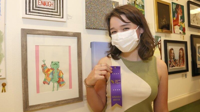 9th Annual Exhibit Fashionable Frog