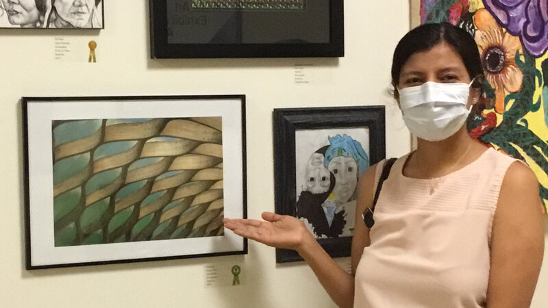 7th Annual Exhibit Honeycomb