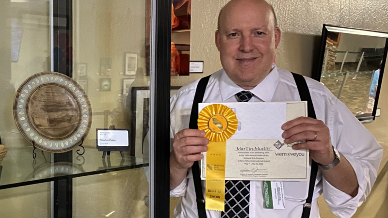 14th Annual Exhibit Pistachio Platter