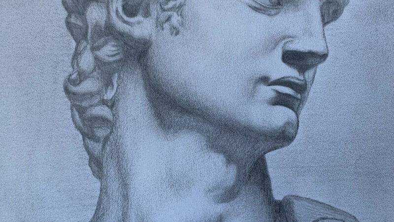 10th Annual Exhibit David Sculpture