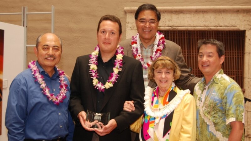 5th Exhibit NAP Coordinator Tory Laitila is presented 5th Anniversary Award