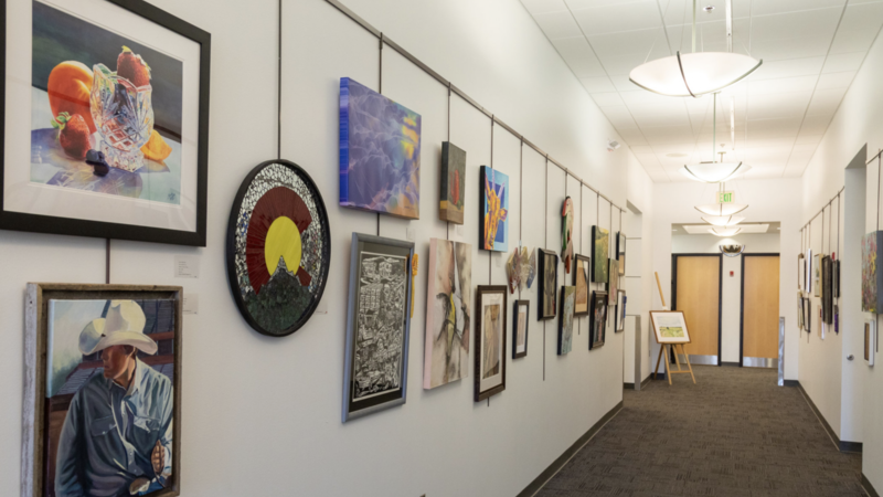 14th Annual Exhibit Wall of Professional Art in the 14th Annual Front Range, CO Showcase