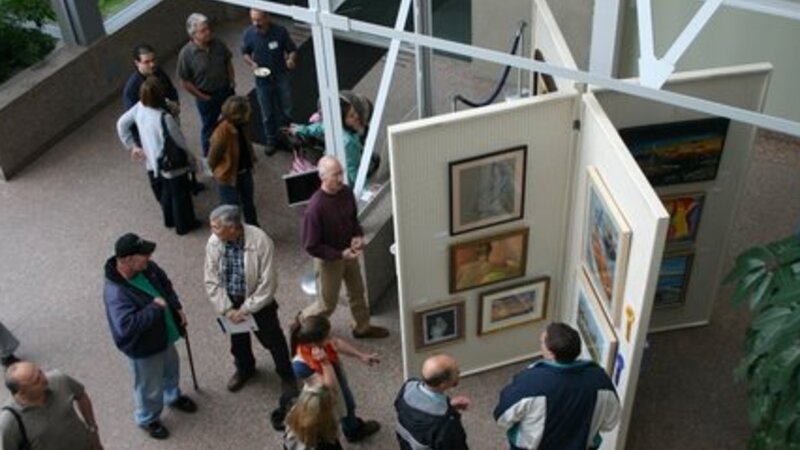 10th Annual Exhibit View from above at the 2011 Awards Reception