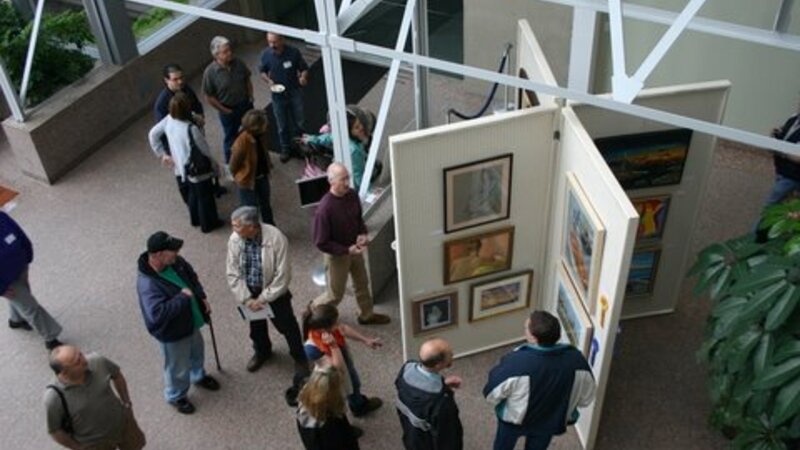 10th Annual Exhibit View from above at the 2011 Awards Reception