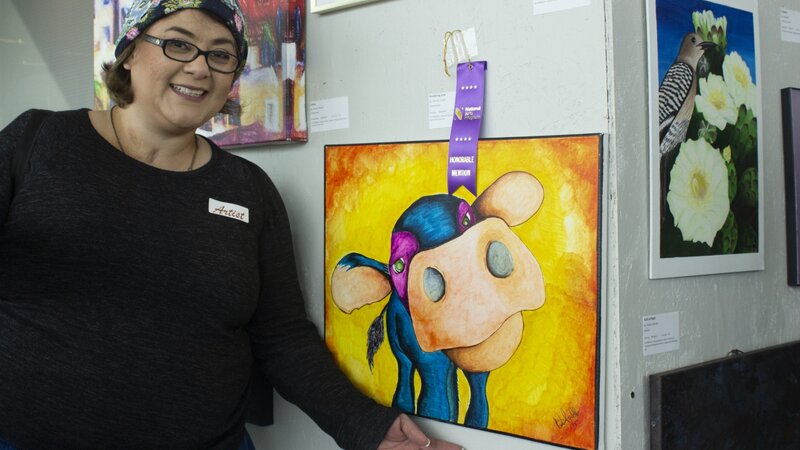 9th Annual Exhibit Pondering Cow