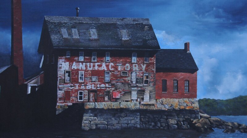 29th Annual Exhibit The Old Painted Factory Waits the Impending Storm