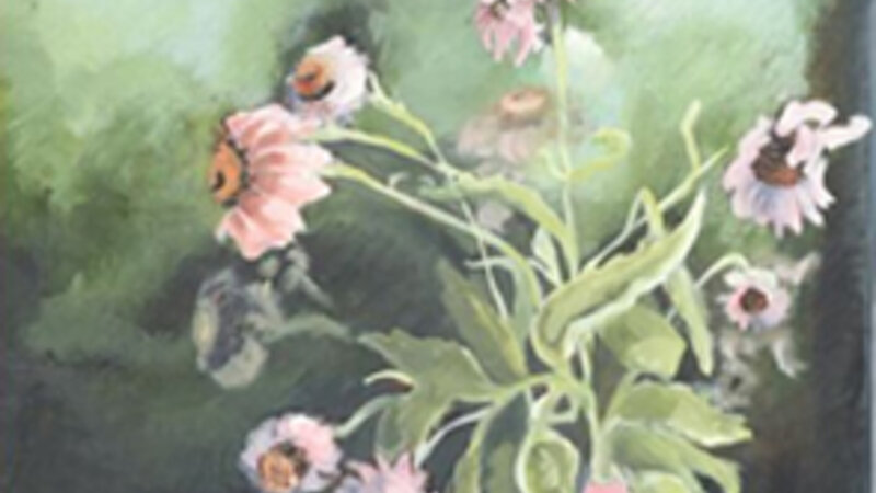 4th Annual Exhibit Cone Flowers