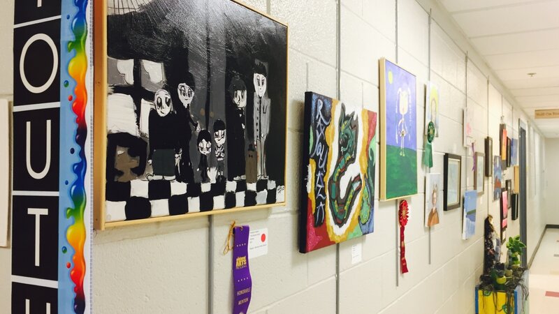 15th Annual Exhibit Youth artwork on display at Pine Camp Arts & Community Center