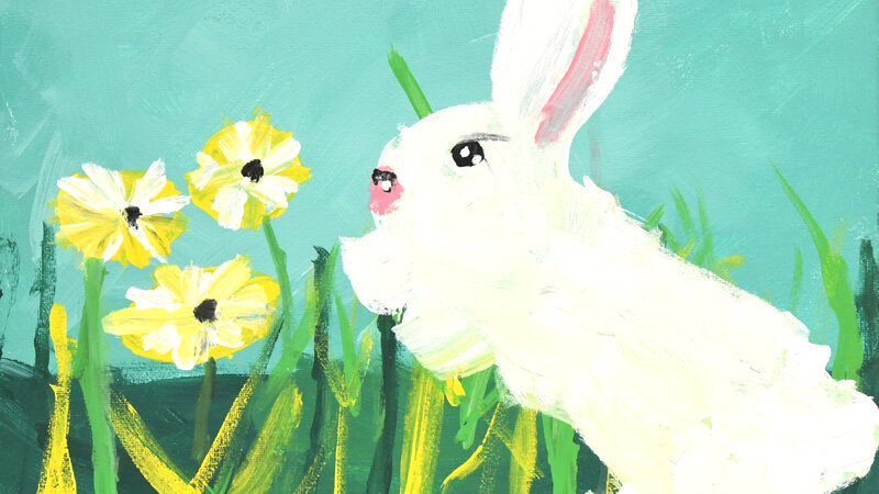 Rabbit in the Garden