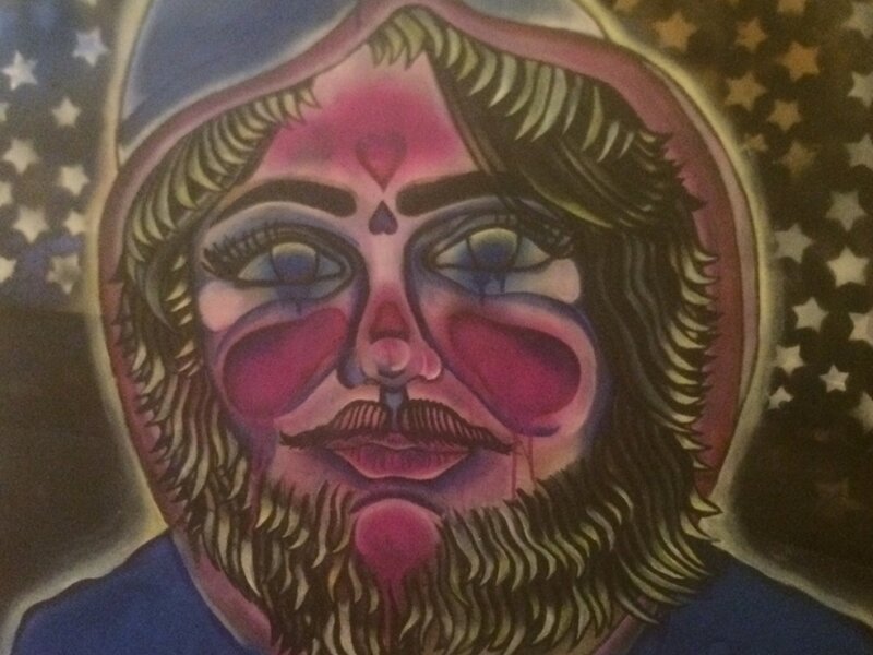 Homeless Man Under the Stars