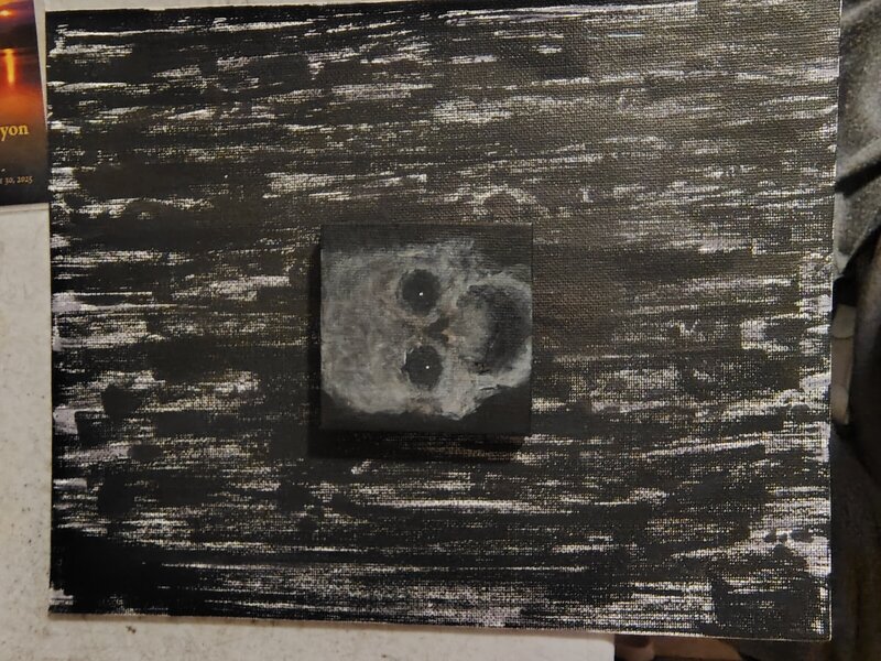 A painting I hope creeps you out 