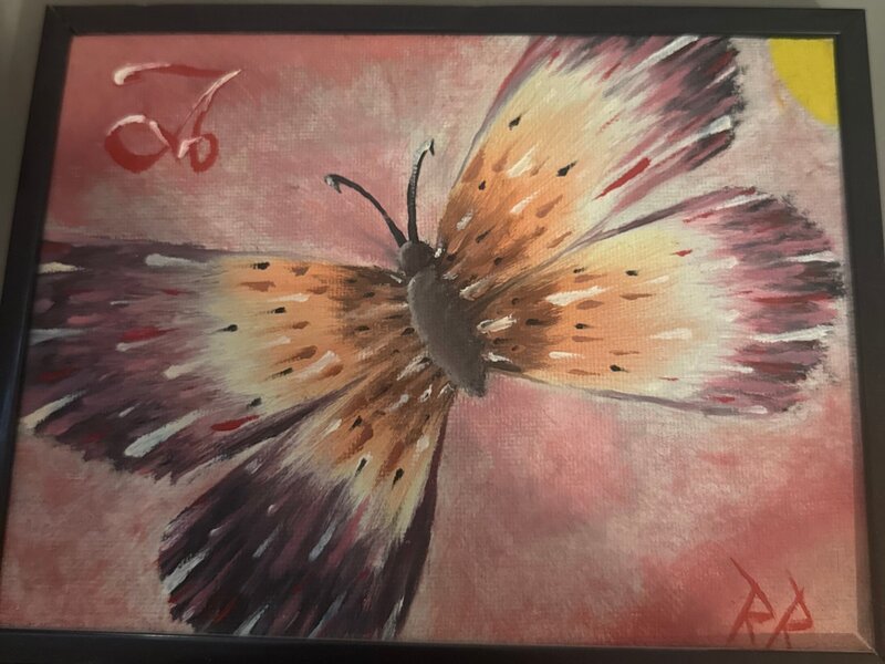 Butterfly I painted for my niece 