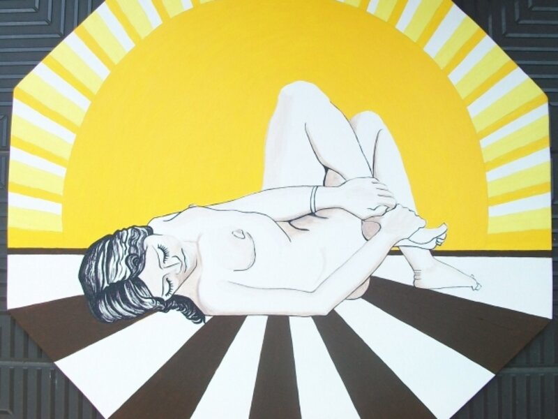 Reclining woman