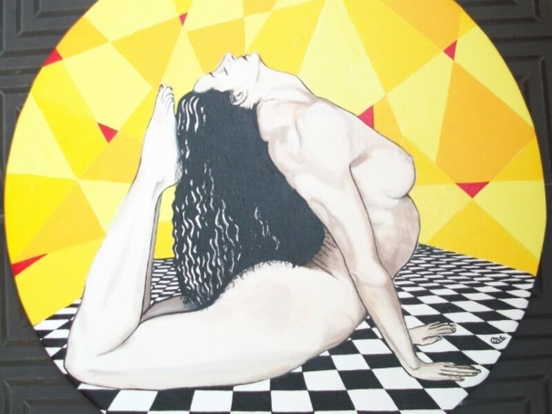 Back bent-Yoga pose