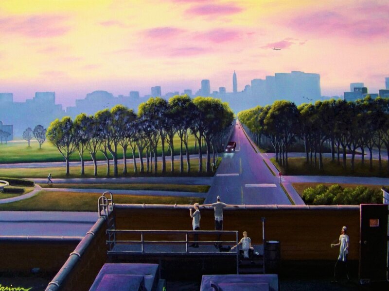 The roof of the Bakery: 5am