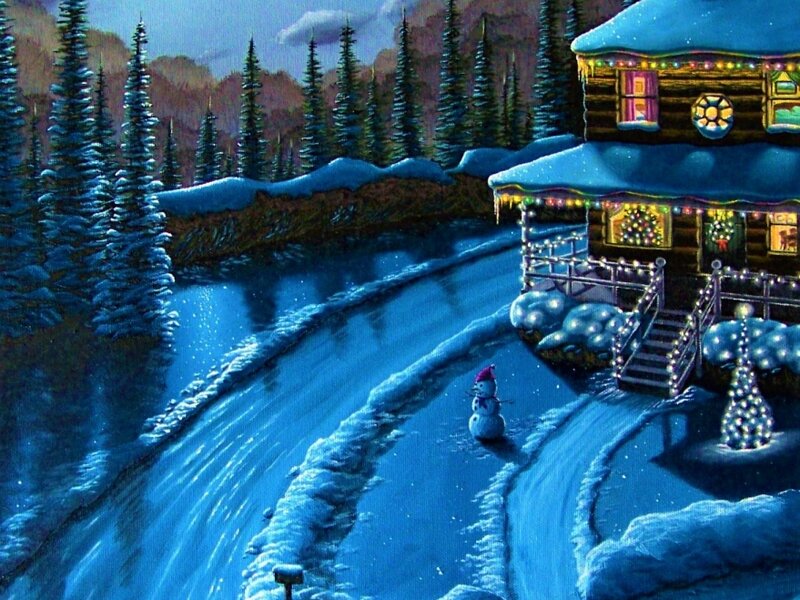 Moonlit Christmas Eve