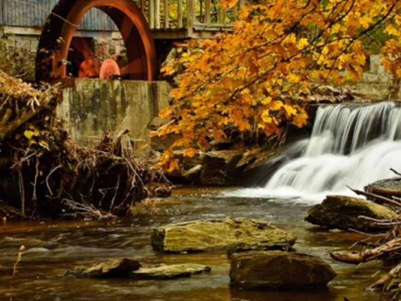 Tennessee Winter by the Harpeth River
