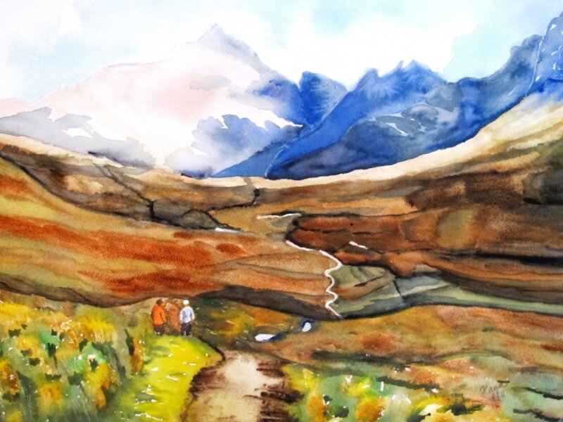 "The way' Isle of Skye, Scotland