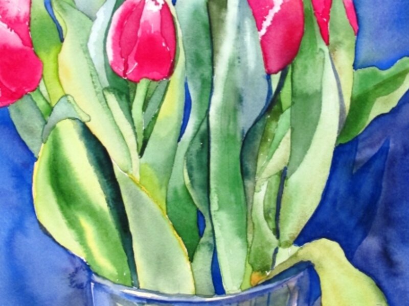 Midnight tulips