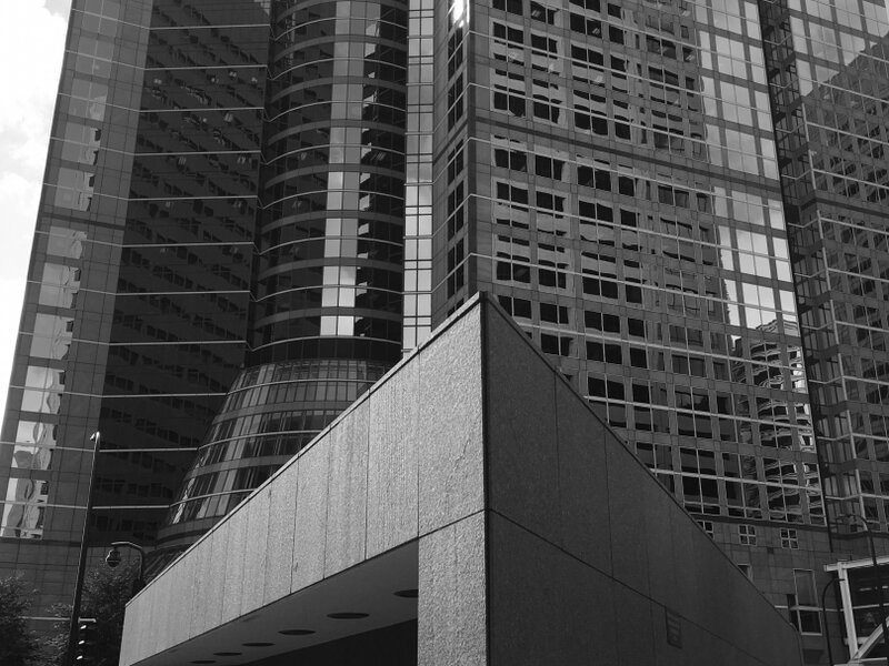 At the corner