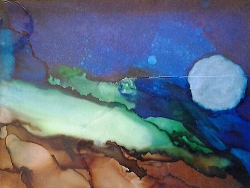 Cat Chasing the Moon