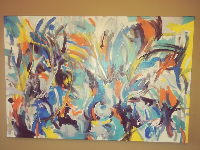 abstract, multi-color