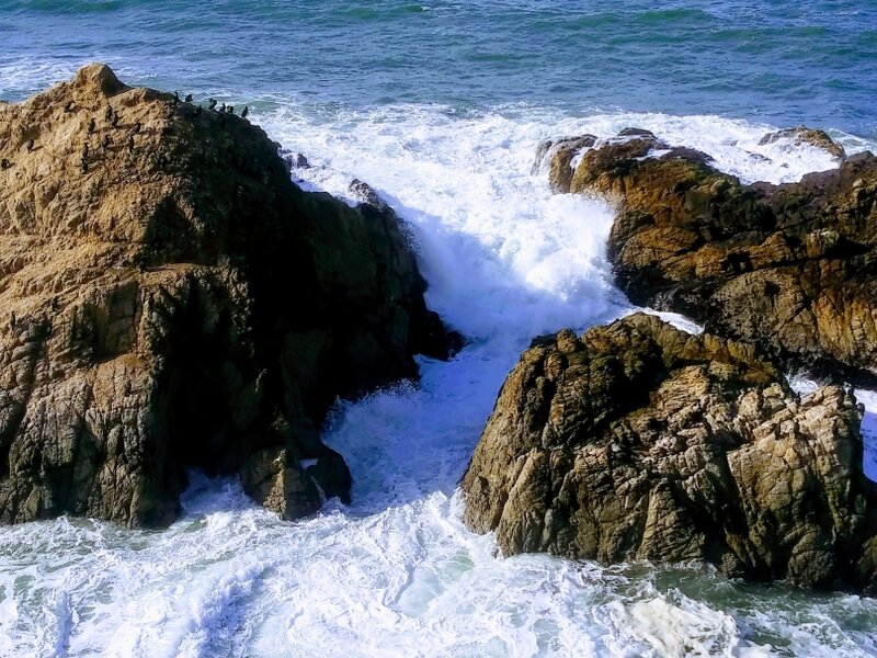 She comes to me in the water