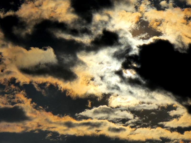 Sun setting toward the west Fort Worth, TX