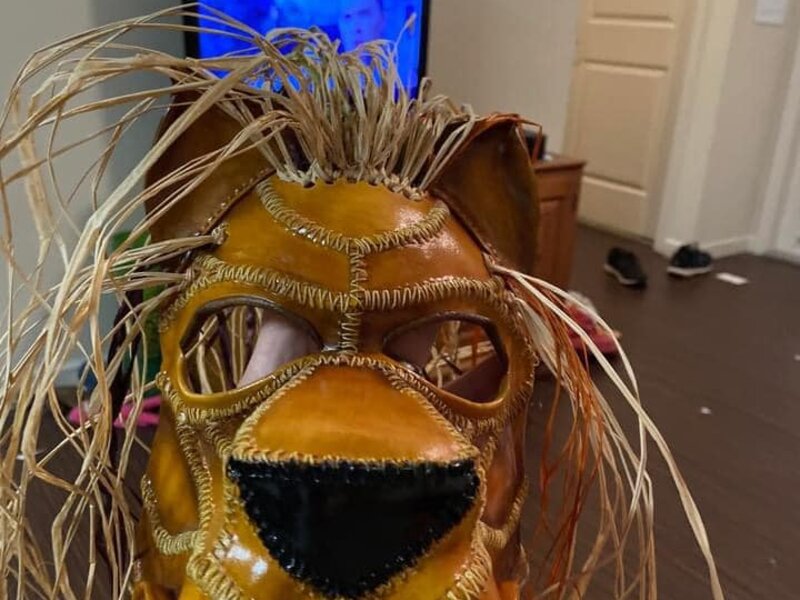 Lion Mask - Leather