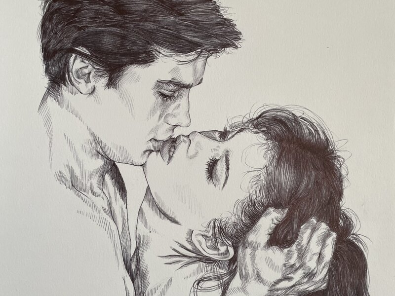 Alain Delon and Brigitte Bardot