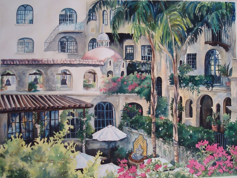 "Spanish Patio #2"