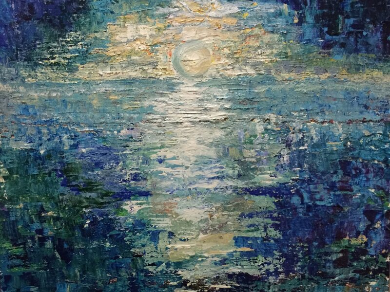 “Ocean Under Moonlight”