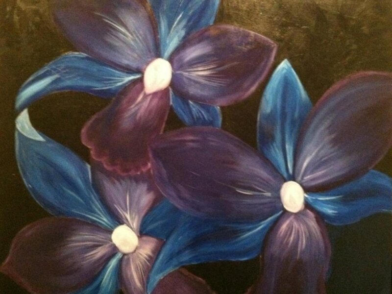 Blue Orchids