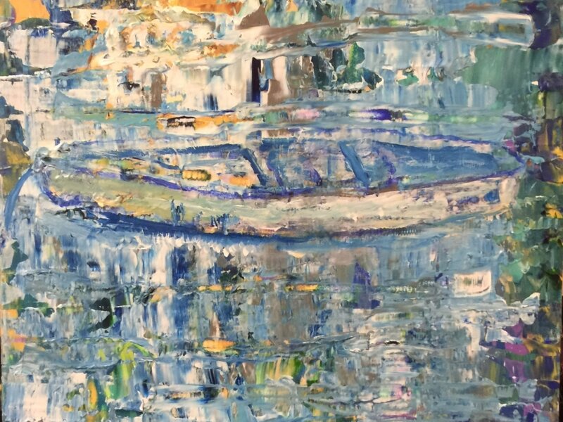 “Reflections of a Boat Landing”