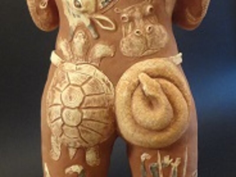 African Girl back