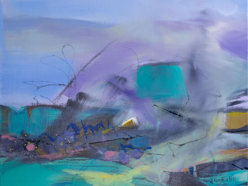 The In Between- acrylic on linen canvas 