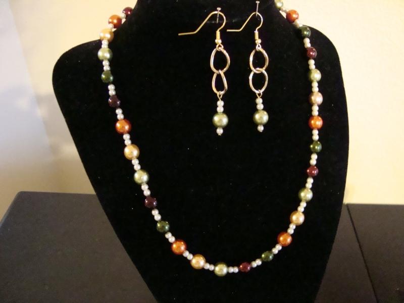 Autumn Pearl Jewelry Set